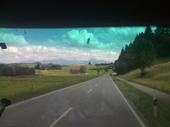 View from the tour bus in Southern Germany