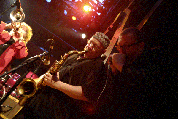 Hazmat Modine Horn Section, Pam Fleming, Steve Elson, Bill Barrett